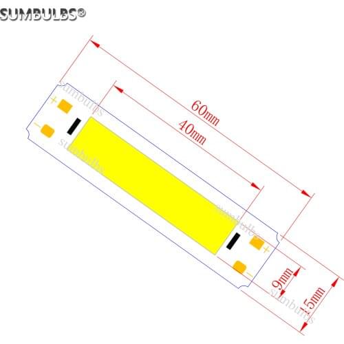 DC 5V cob led bulb strip light source for DIY USB led lighting 2W 3000K 6500K Emitting color high bright bulb