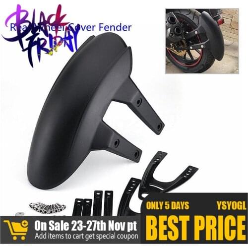 Universal Motorcycle Rear Wheel Cover Fender Splash Guard Mudguard Bracket Rear Fender Mud Guard Motorbike Accessories