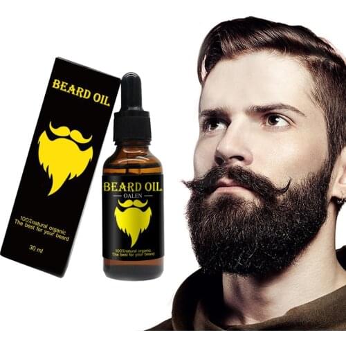30ml Man Beard Moisturizing Oil 30ml Soften Hair Growth Nourishing for Men Beard Care Supply Anti Hair Loss Dropshipping