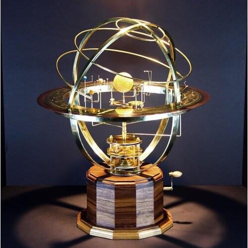 High-quality Solar System Model Metal Planetary Orbit Home Decoration Creative Retro Small Ornaments Gift For Friends Children