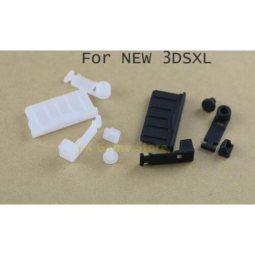 20sets Silicone Anti-Dust Plug Earphone jack Charging Dock Dust Proof Protector Cap for Nintendo New 3DS XL/LL 3DSXL 3DSLL 2DS
