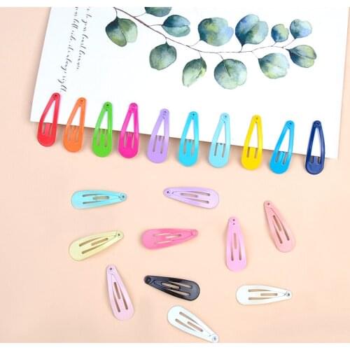 20Pcs/Lot Sweet Candy Colors Hair Clip Small BB Clip For Kids Girls Solid Hairpin Boutique Barrettes Headwear Hair Accessories