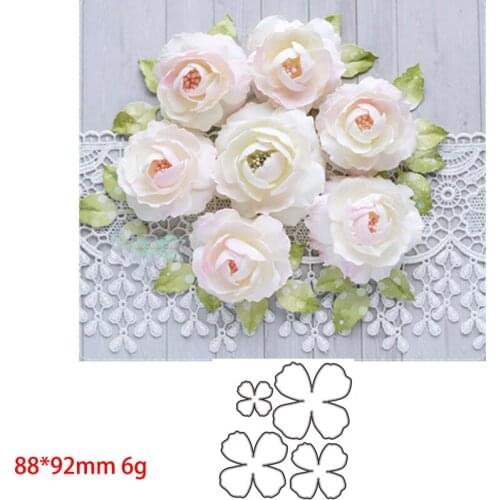 3D flowers Metal Cutting Die Mould Scrapbook Die Embossing DIY Handicraft Paper Card Photo Album 2021 New