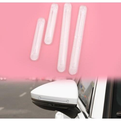 4Pcs/Set Universal Clear Car Door Edge Scratch Anti-collision Protector Guard Strip Styling