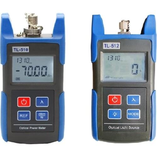 -50~+26dB TL510C Optical Power Meter + TL512 1310/1550nm Optical Light Source FTTH Optical Multimeter