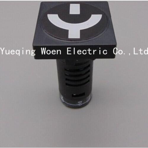 AD16-22WF/D 220V Square segregation breaker position indicator The isolation knife switches Indicator light Push Button Switch