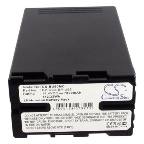 Cameron Sino 7800mAh battery for SONY HD422 XDCAM EX PMW-100 150 150P 160 200 300 EX1 EX160 EX1r EX260 EX280 EX3 EX3R F3 F3L F3K