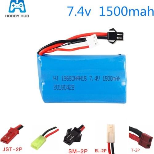 7.4V 1500mAh lipo battery for U12A Syma S033 6088T Hanqi 957 Q1 H101 MJX RC T40C F39 RC helicopters Quadcopter Parts 7.4v