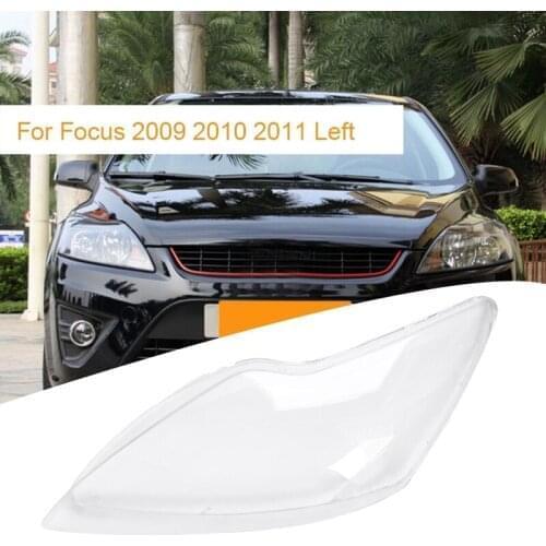 Car Front Headlight Clear Lens Cover Lampshade Shell Cover for Ford Focus 2009 2010 2011