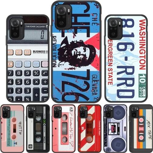 Funda For Xiaomi Redmi Note 10 9 8 Pro Case Stamp Label Barcode Case On Redmi Note9 Pro Max 8T 9S 10S 7 9T 9A 9C NFC 8A 7A Cover