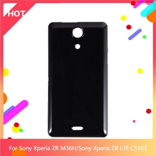 Xperia ZR M36H Case Matte Soft Silicone TPU Back Cover For Sony Xperia ZR LTE C5503 Phone Case Slim shockproof