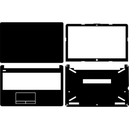 KH Laptop Sticker Skin Decal Carbon fiber Cover Protector for HP 15-br005tx 15-br010nr 15.6"