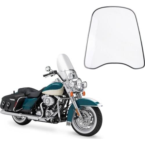 Front Clear PC Windshield Wind Defense Protector Guard For Motorcycle