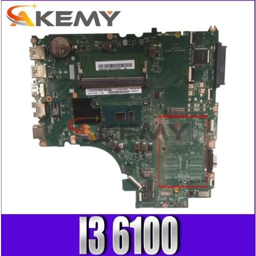 Akemy For Lenovo E52-80 V310-15ISK V310-15IKB DA0LV6MB6F0 Notebook Motherboard CPU I3 6100 DDR4 4G RAM 100% Test Wor
