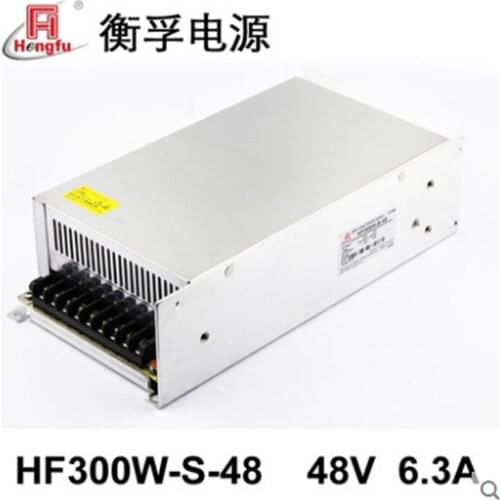 New Hengfu HF300W-S-48 Charger AC 220V Transfer DC 48V 6.3A Single Output Switching Power