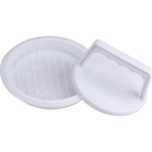 6 Pack Round Shape Hamburger Press Plastic Hamburger Meat Beef Grill Burger Press Patty Maker Mold Mould Kitchen