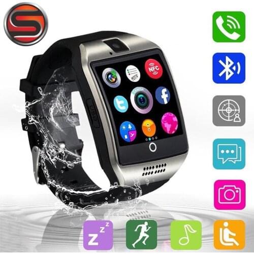 Q18 Smart Watch Support Sim TF Card Phone Call Push Message Camera Bluetooth Connectivity For IOS Android Phone G17