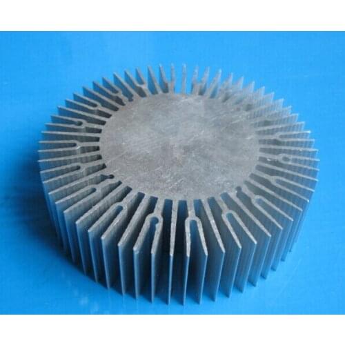 LED radiator 10-30W aluminum radiator Sunflower aluminum radiator diameter:110mm,solid 60mm,high 30mm ,not have hole heatsink