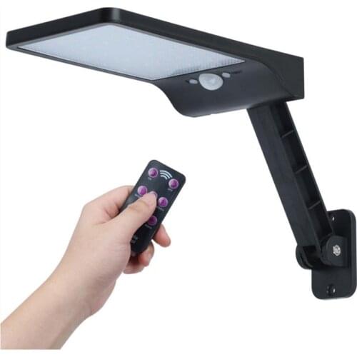 Outdoor Solar Human Body Induction Remote Control Wall Lamp LED Lighting Lamp With Adjustable Color Temperature Street Lamp