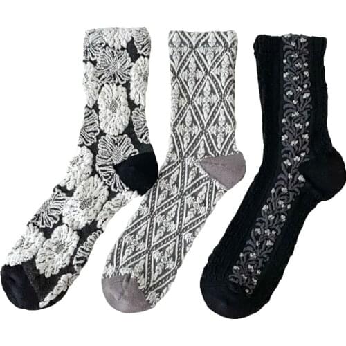 Retro Lolita Women Socks Fashion Breathable New Long Socks Cotton Mesh Cute Girl Korean Style Harajuku Socken Chaussette Femme