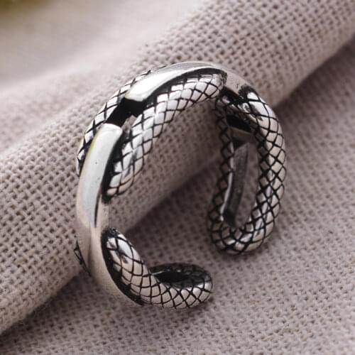 High Quality 100% 925 Sterling Silver Retro Cross Design Female Open Ring Cheap Jewelry Women Gift Drop Shipping