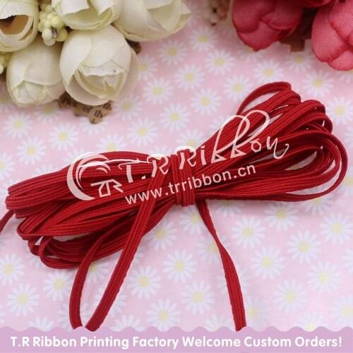 1/8" 3mm Skinny Elastic Ribbon #17, headwear accessaries 144yards per roll free shipping