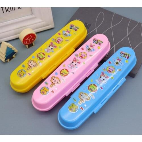 1Pcs Baby Cute Cutlery Box Cartoon Print Anti-Scratch PP Children Spoon Fork Storage Box for Home Toddler Feeding Tableware Save