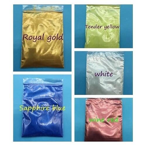 100g mix 5 packsMica Powder Epoxy Resin Dye Cosmetic Grade Soap Colorant for Soap Making Supply