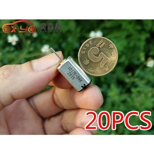 20PCS/LOT NdFeB magnetic DC3.7V 26000 rpm Noble metal brush high speed Large torque M20 micro motor(6.5)