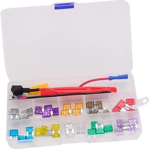 2A/3A/5A/7.5A/10A/15A/20A/25A/30A/35A Small Fuse Kit For Motorcycle Car