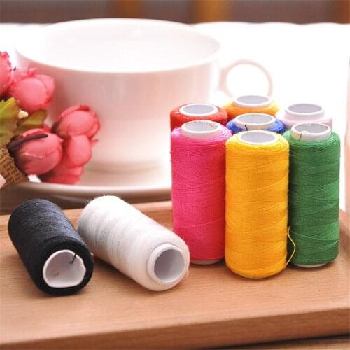 50m Great Quality Strong Thread Polyester High Tenacity Cotton Spool String Sewing Machine Line Home Needle Work