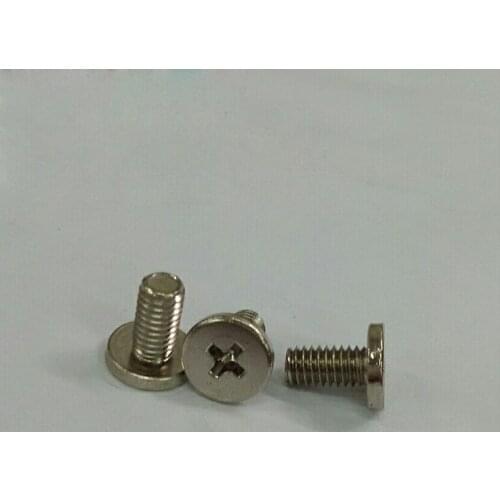 51pcs M0.9 M1 thin head Phillips screw cross CM flat machine teeth small bolts mobile phone electronic micro bolt 1.5mm-5mm long