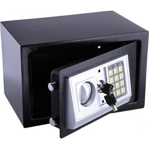 8.5L Digital Safe Box Portable Electronic Password Lock Security Box for Cash Deposit Jewelry Document Contract Certificant