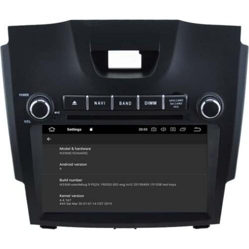 8" Android 10.0 OS Car DVD Multimedia GPS Radio System Player for Holden Colorado 2012-2017 & Holden Colorado 7 2012-2017