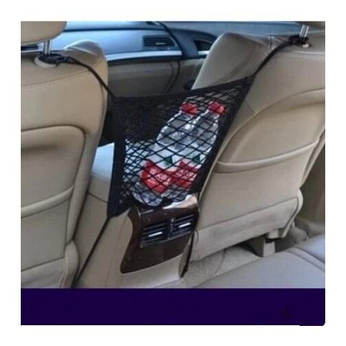 Car-Styling Trunk Seat Storage Net Pocket Bag For SEAT Ibiza Leon Toledo Arosa Alhambra Exeo FR Supercopa Mii Altea Cordoba