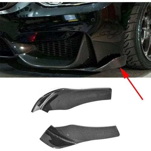 Carbon Fiber Front Bumper Lip Side Skirts Splitters Flaps Cupwings for BMW F80 M3 F82 F83 M4 Coupe Convertible 2014 - 2018