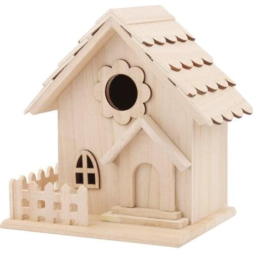 Large Wooden Nest Bird House Home Garden Sleeping Pit Beautiful and Durable Decoration tools for Garden