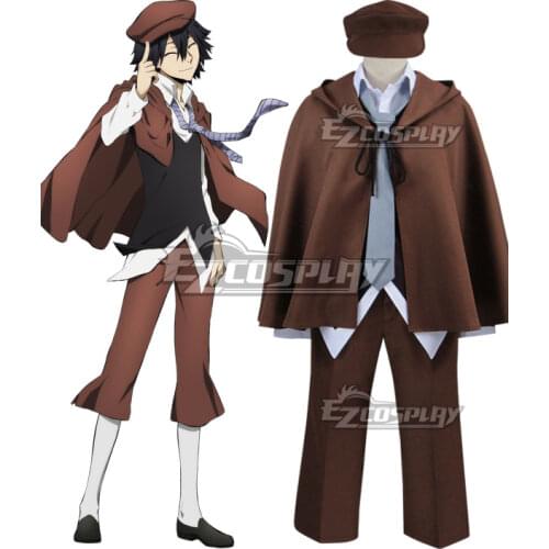 Bungou Bungo Stray Armed Detective Agency Dogs Ranpo Edogawa Uniform Outfit Halloween Cosplay Costume E001