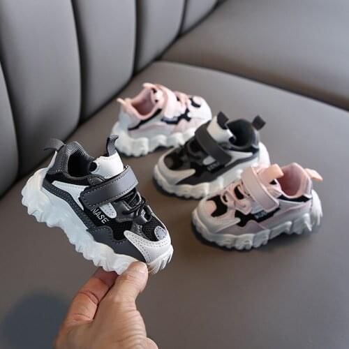 2020 spring new baby shoes children breathable net shoes girls dad shoes boys soft bottom toddler shoes