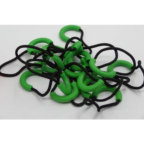 For 5# 8# 10# 15# 20# Green slider zipper puller sports backpack puller 5pcs tailor sewing repair DIY slider accessories