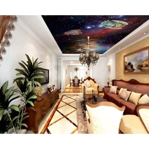 Photo Wallpaper Living Room Bedroom KTV Ceiling Murals Wallpaper angel ceiling mural
