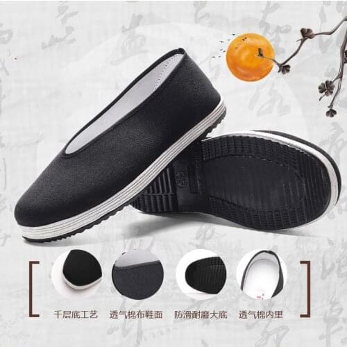 Soft and Comfortable Traditional Chinese Tai Chi Kung Fu Shoes Martial Arts Karate Wing Chun Sports Training Sneakers Shoes