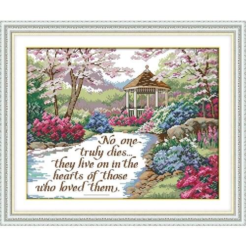 True love lasts forever cross stitch kit aida 14ct 11ct count printed canvas stitches embroidery DIY handmade needlework