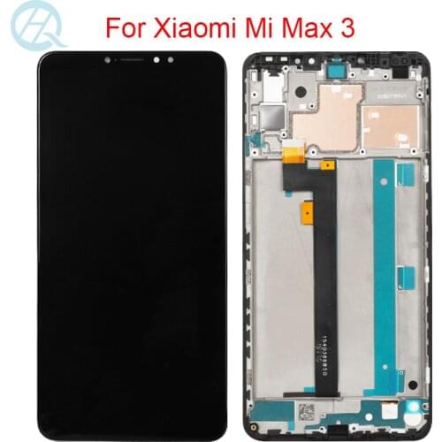 Original Display For Xiaomi Max 3 LCD With Frame 6.9" Xiaomi Max3 Display Touch Screen Digitizer Glass Assembly Repair LCD