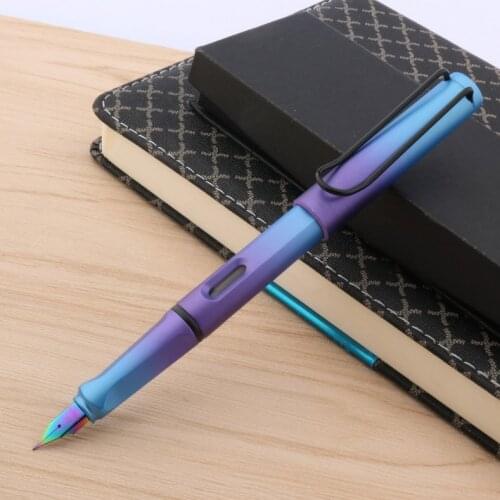 Chinese Gradient EF Nib BLUE purple aurora Fountain Pen