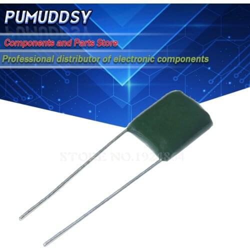 100PCS 2A473J 5mm 100V 47nF 473 Polyester Film capacitor