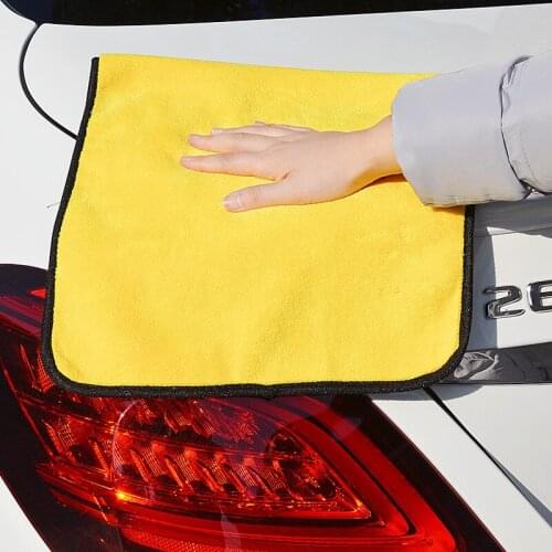 Microfiber Auto Wash Towel Car Cleaning Drying Cloth Hemming Car Care Cloth Detailing Car Wash Towel 30x30/40/60CM