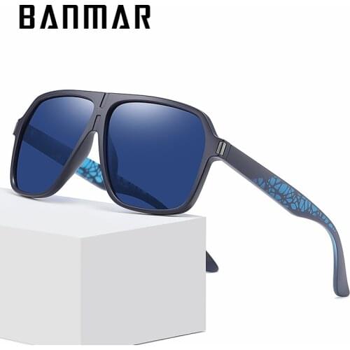 BANMAR Polarized Sunglasses Men Designer HD Driving Sun Glasses Fashion Male Fishing Eyewear UV400 gafas de sol