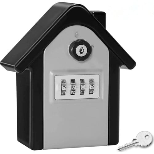 Anti-Theft Password Key Security Lock Box Outdoor Key Storage Box Metal Storage Large Key Insurance Box