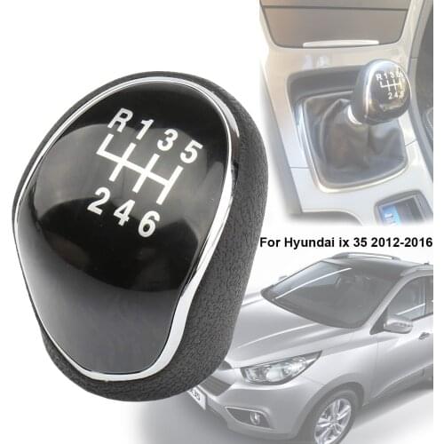 6 Speed Manual Stick Gear Shift Knob for Hyundai IX35 2012-2016 Car Lever Shifter Head Handball Gear Shift Knob